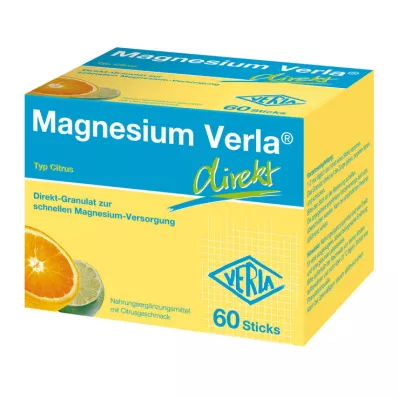 Magnesium Verla direct granule Citrus, 60 kom Magnesium Verla direct granule Citrus, 60 kom
