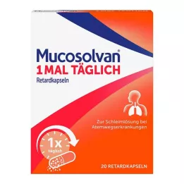 MUCOSOLVAN Kapsule s produljenim oslobađanjem jednom dnevno, 20 kom