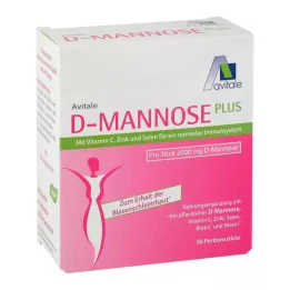 D-MANNOSE PLUS 2000 mg stickovi s vitaminima i mineralima, 30X2,47 g
