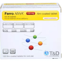 FERRO AIWA 100 mg filmom obložene tablete, 100 kom