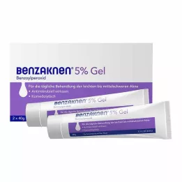 BENZAKNEN 5% gel, 2X40g