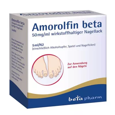 AMOROLFIN beta 50 mg/ml sadržaj aktivnog sastojka. Lak za nokte, 5 ml AMOROLFIN beta 50 mg/ml sadržaj aktivnog sastojka. Lak za nokte, 5 ml