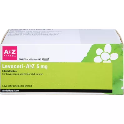 LEVOCETI-AbZ 5 mg filmom obložene tablete, 100 kom