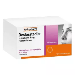 DESLORATADIN-ratiopharm 5 mg filmom obložene tablete, 100 kom