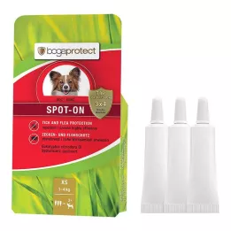 BOGAPROTECT SPOT-ON Pas XS, 3X0,7 ml