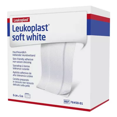 LEUKOPLAST mekani bijeli gips 6 cm x 5 m rola, 1 kom