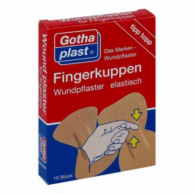 GOTHAPLAST Elastika za njegu rana na vrhovima prstiju 2 veličine, 10 kom