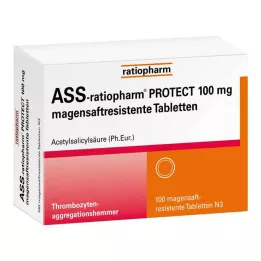 ASS-ratiopharm PROTECT 100 mg tablete želučanog soka, 100 kom