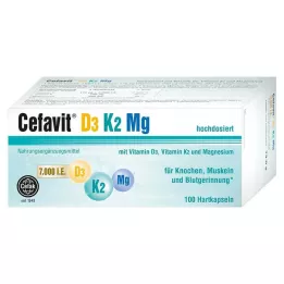 CEFAVIT D3 K2 Mg 7.000 IU tvrde kapsule, 100 kom