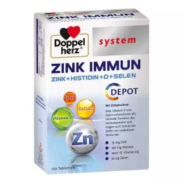 DOPPELHERZ Zinc Immun Depot system tablete, 100 kom