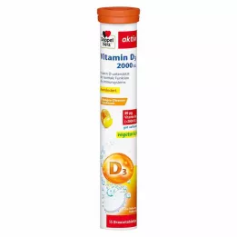 DOPPELHERZ Vitamin D3 2000 IU šumeće tablete, 15 kom