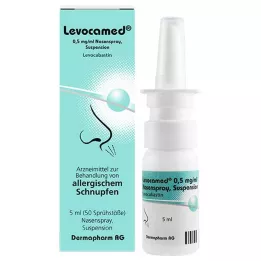 LEVOCAMED 0,5 mg/ml suspenzija spreja za nos, 5 ml