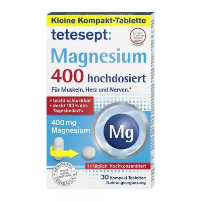TETESEPT Magnezij 400 visokodozne tablete, 30 kom