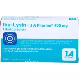 IBU-LYSIN 1A Pharma 400 mg filmom obložene tablete, 10 kom