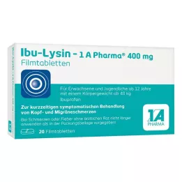 IBU-LYSIN 1A Pharma 400 mg filmom obložene tablete, 20 kom