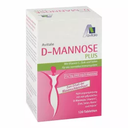 D-MANNOSE PLUS 2000 mg tableta sa vitaminsko-mineralnim tvarima, 120 kom