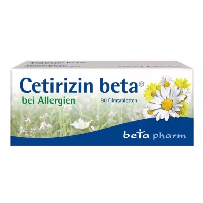 Cetirizine beta filmom obložene tablete za alergije, 90 kom