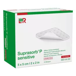 SUPRASORB P osjetljiva PU-pjena bez bora 5x5cm, 10 kom