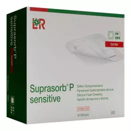 SUPRASORB P sensitiv PU-pjenasti rub 15x15cm, 10 kom