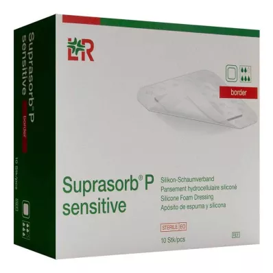 Suprasorb P sensitive PU-pjenasti rub 5x5cm, 10 kom