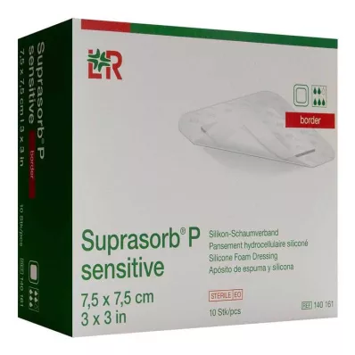 Suprasorb P osjetljiv PU-pjenasti rub 7,5x7,5cm, 10 kom Suprasorb P osjetljiv PU-pjenasti rub 7,5x7,5cm, 10 kom