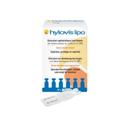 HYLOVIS lipo kapi za oči jednodozne pipete, 30X0,4 ml
