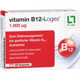 VITAMIN B12-LOGES 1.000 μg kapsule, 60 kom