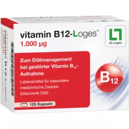 VITAMIN B12-LOGES 1.000 μg kapsule, 120 kom