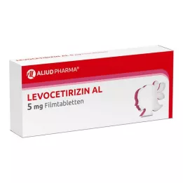 LEVOCETIRIZIN AL 5 mg filmom obložene tablete, 100 kom
