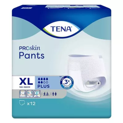 TENA Hlače Plus XL Jednokratne hlače za inkontinenciju, 12 kom TENA Hlače Plus XL Jednokratne hlače za inkontinenciju, 12 kom