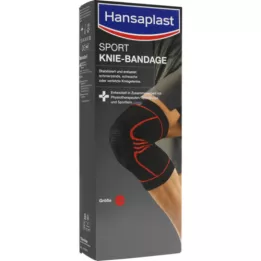 HANSAPLAST Sportski bandaža za koljeno veličina L, 1 kom