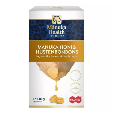 Manuka Health Mgo 400 + lizalice đumbir-limun, 100 g
