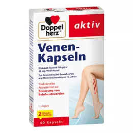 DOPPELHERZ Kapsule za vene, 60 kom