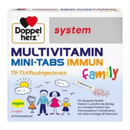 DOPPELHERZ Multivitamin Mini-Tabs obiteljski sustav, 20 kom