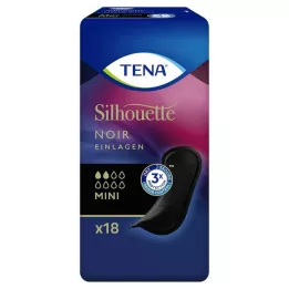 TENA SILHOUETTE Ulošci mini noir, 18 kom