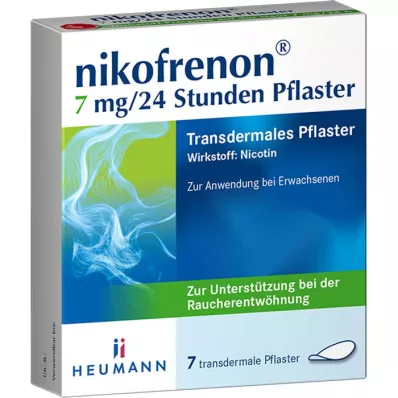 NIKOFRENON 7 mg/24 sata flaster transdermalni, 7 kom