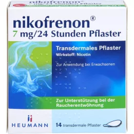 NIKOFRENON 7 mg/24 sata flaster transdermalni, 14 kom