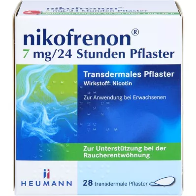 NIKOFRENON 7 mg/24 sata flaster transdermalni, 28 kom