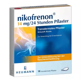 NIKOFRENON 14 mg/24 sata flaster transdermalni, 14 kom