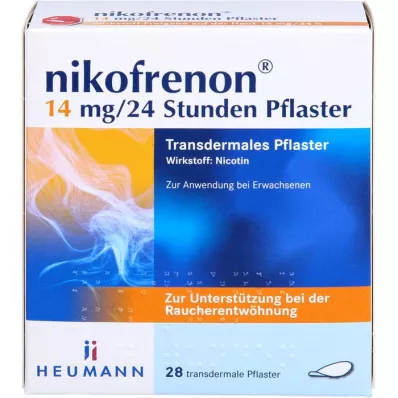 NIKOFRENON 14 mg/24 sata flaster transdermalni, 28 kom