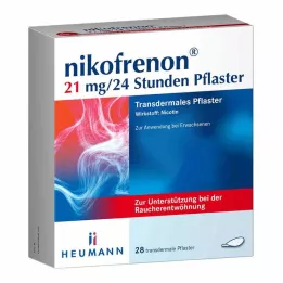 NIKOFRENON 21 mg/24 sata flaster transdermalni, 28 kom