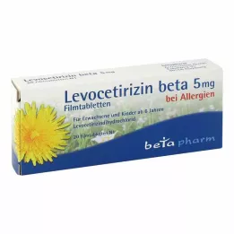 LEVOCETIRIZIN beta 5 mg filmom obložene tablete, 20 kom