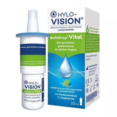 Hylo-Vision® Safedrop® Vital kapi za oči, 10 ml