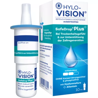 HYLO-VISION SafeDrop Plus kapi za oči, 10 ml