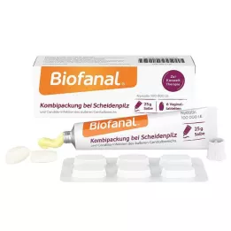 BIOFANAL Kombinirano pakiranje za vaginalni soor Vagtab.+mast, 1 kom