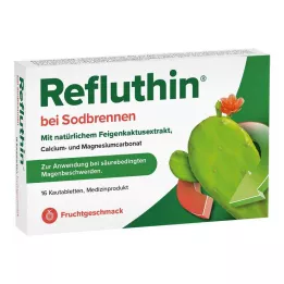 REFLUTHIN za žgaravicu voćne tablete za žvakanje, 16 kom