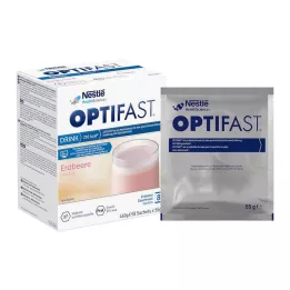 OPTIFAST Napitak jagoda u prahu, 8X55 g
