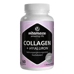 COLLAGEN 300 mg + hijaluronska kiselina 100 mg kaps. visoke doze, 60 kom
