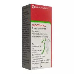 NICOTIN AL 1 mg/sprej sprej za primjenu u ustima, 1 kom