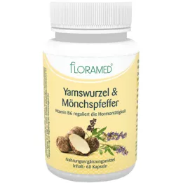YAMSWURZEL &amp; MÖNCHSPFEFFER Floramed kapsule, 60 kom